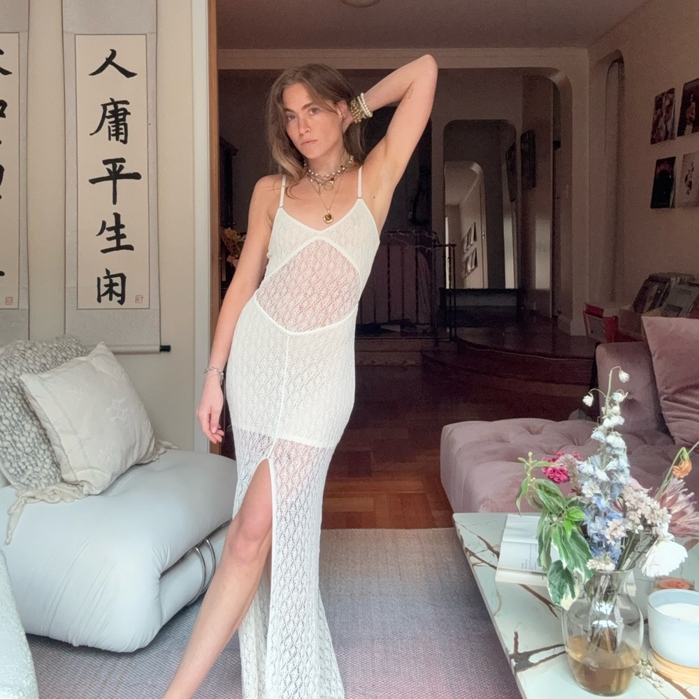 Bec + Bridge Cream Knit Maxi